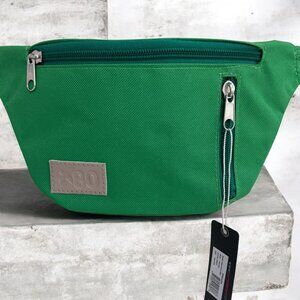 Extreme 80s Green Fanny Pack Retro Belt Bag Festival Travel Waist Bag One Size
